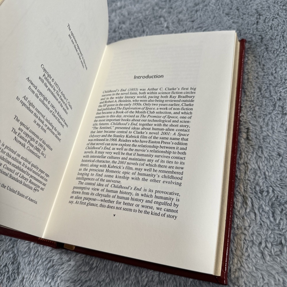 VTG Childhood's End - Arthur C. Clarke Easton Press Collector's Edition Leather - Picture 15 of 16